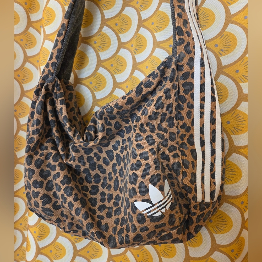 NWOT Adidas Leopard Crossbody Bag